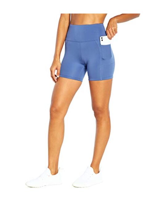 Bally Total Fitness Women's High Rise 5" Pocket Short