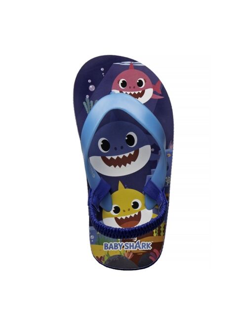 Baby Shark Toddler Boys Flip Flops