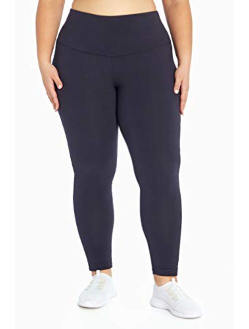 Bally Total Fitness Women's Plus Size High Rise Ankle Legging
