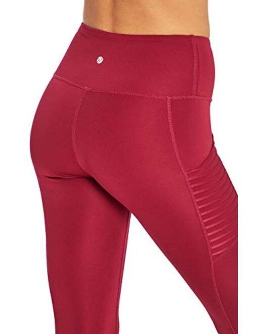 Bally Total Fitness Women's Dana High Rise Mid-Calf Pocket Legging