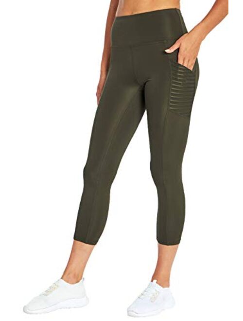 Bally Total Fitness Women's Dana High Rise Mid-Calf Pocket Legging