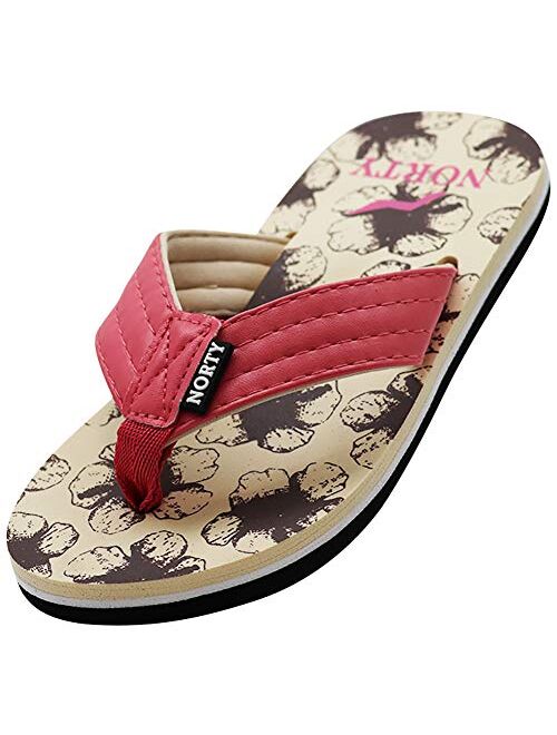 Guess NORTY Boy's Girl's Flip Flop for The Beach, Pool, Everyday - Runs One Size Small