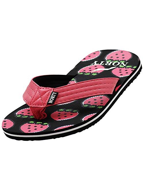 Guess NORTY Boy's Girl's Flip Flop for The Beach, Pool, Everyday - Runs One Size Small