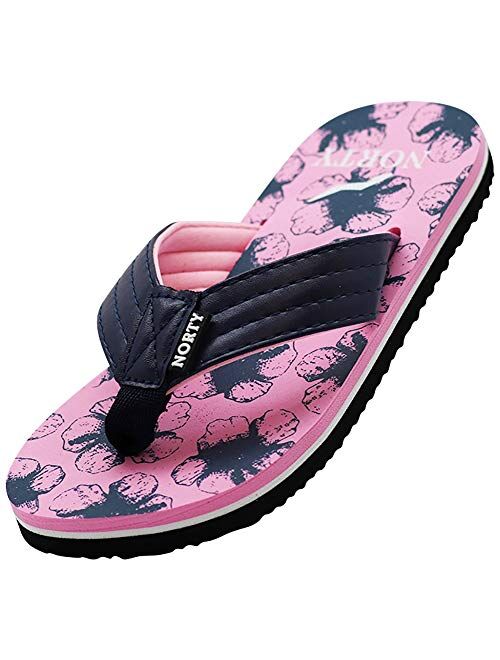 Guess NORTY Boy's Girl's Flip Flop for The Beach, Pool, Everyday - Runs One Size Small