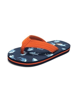 LUFFYMOMO Boys Girls Open-Toe Sandals Summer Beach Water Slides Flip Flops Sandals(Toddler/Little Kid)