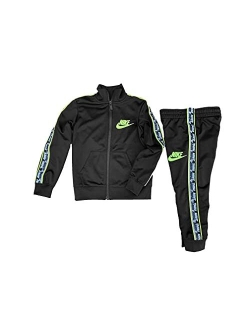 Little Boys Logo Taping Jacket and Pants 2 Piece Set