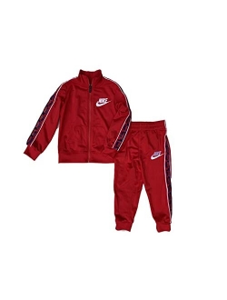 Little Boys Logo Taping Jacket and Pants 2 Piece Set