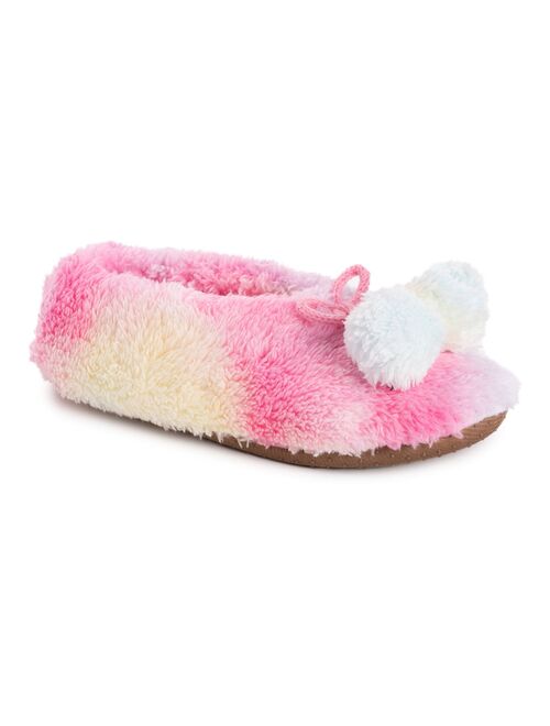 Women's MUK LUKS Tie-Dye Ballerina Slipper Socks