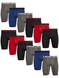 AND1 Men's Underwear – 6 Pack Performance Compression Boxer Briefs