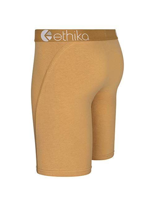 Ethika Mens Staple Long Leg Boxer Briefs | Maple Ash