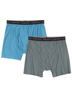 ExOfficio Men's Give-N-Go Long Leg Boxer Brief 2 Pack