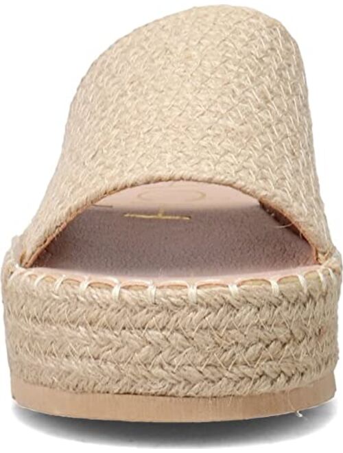 Matisse Footwear Del Mar Vegan Platform Woven Raffia Sandal