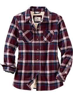 Women's Open Country Plaid Shirt Jacket Shacket