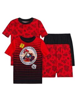 Boys 4-12 Mario Kart Tops & Bottoms Pajama Set