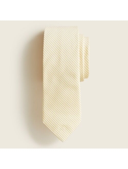 English silk seersucker tie