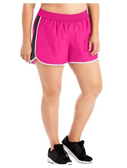 Women's Plus Size Active Woven Run Athletic Short