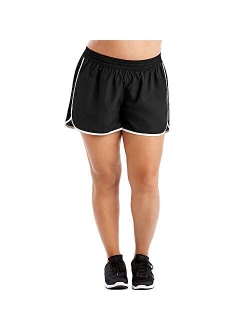 Women's Plus Size Active Woven Run Athletic Short