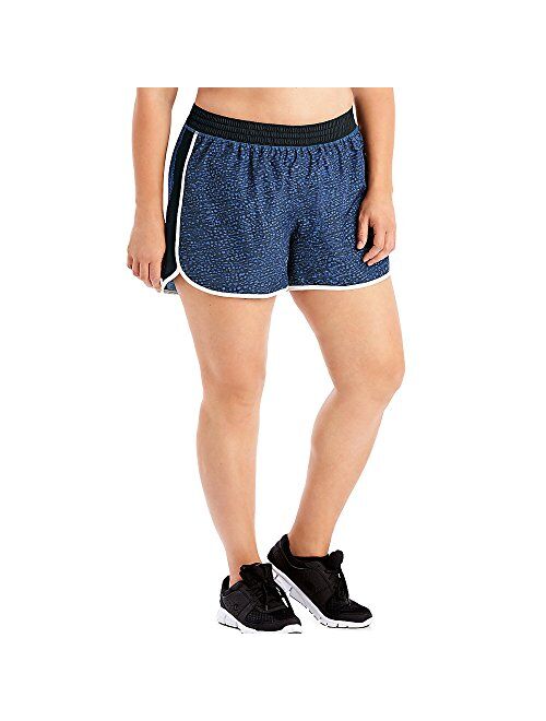 JUST MY SIZE Women's Plus Size Active Woven Run Athletic Short