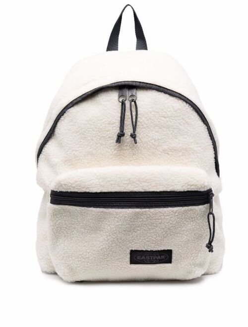 Eastpak padded shearling backpack