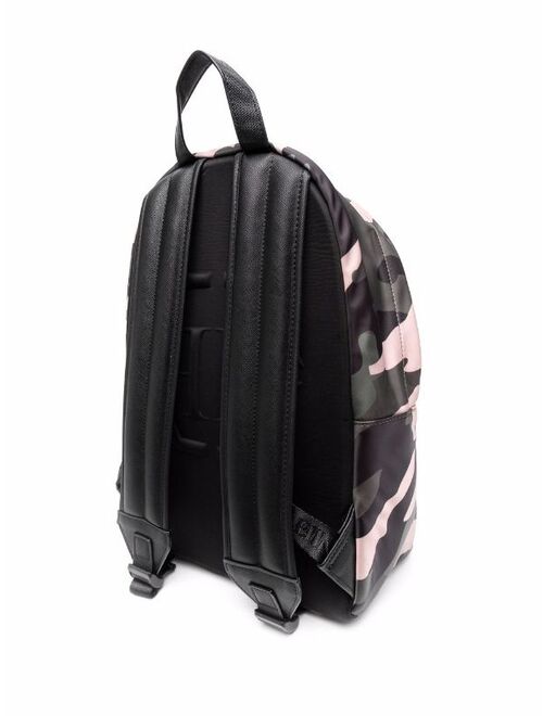 Philipp Plein camouflage-print backpack