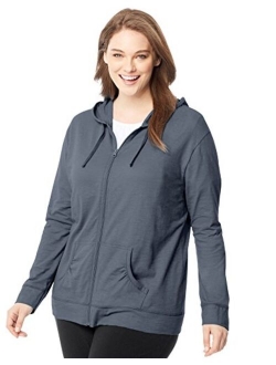 women's Full Zipper Long Sleeve Hoodie