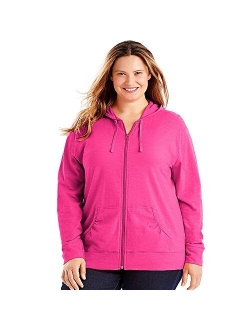 women's Full Zipper Long Sleeve Hoodie