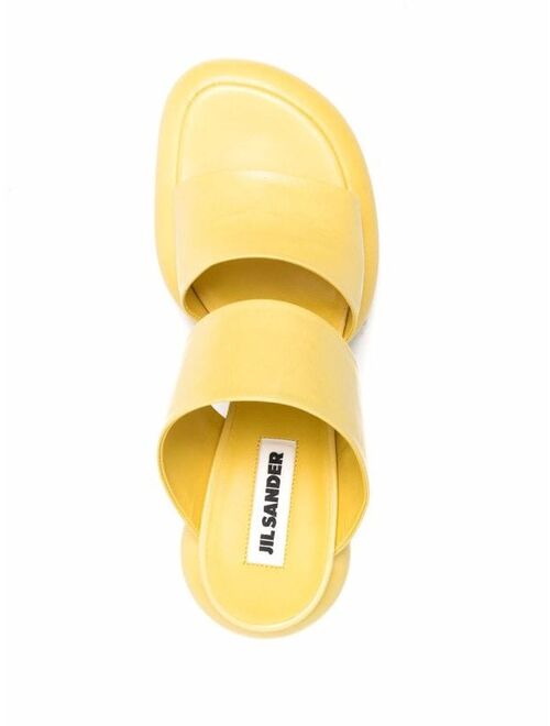 Jil Sander block-heel slip-on sandals