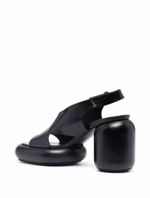 Jil Sander chunky-heel leather sandals