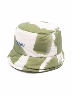 abstract-print bucket hat