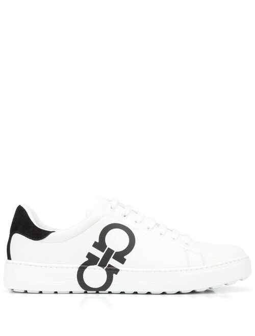 Salvatore Ferragamo Gancini lace-up sneakers