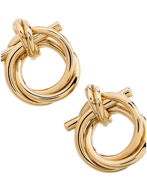 Buy Salvatore Ferragamo Gancini stud earrings online | Topofstyle