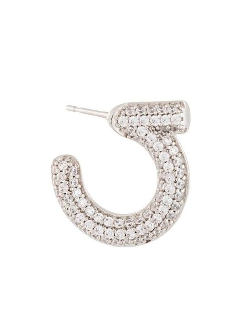 Salvatore Ferragamo mismatched hoop earrings