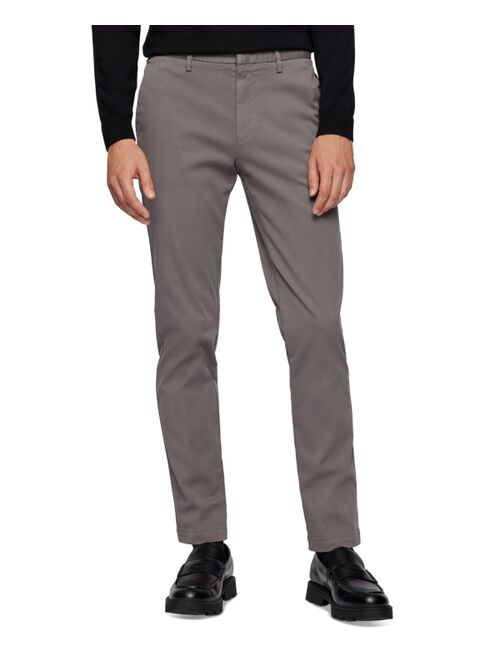 Hugo Boss BOSS Men's Tapered-Fit Stretch Cotton Pants