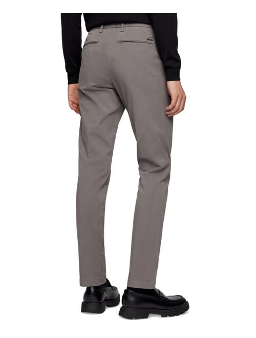 Hugo Boss BOSS Men's Tapered-Fit Stretch Cotton Pants