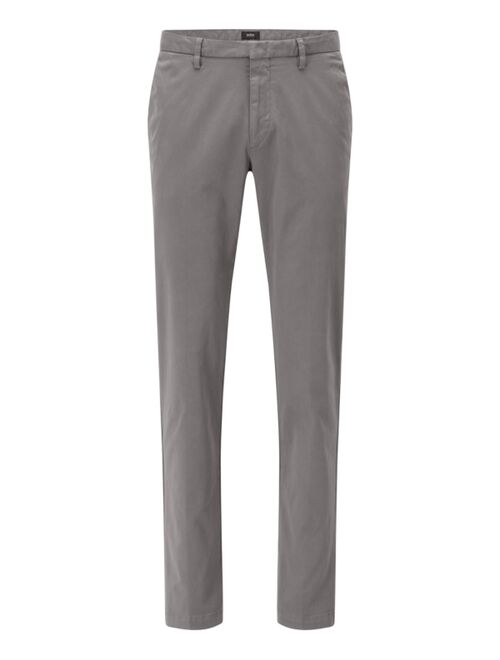 Hugo Boss BOSS Men's Tapered-Fit Stretch Cotton Pants