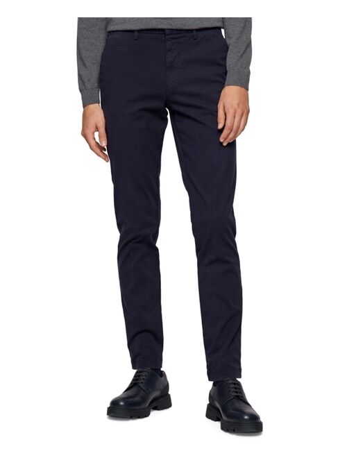 Hugo Boss BOSS Men's Tapered-Fit Stretch Cotton Pants