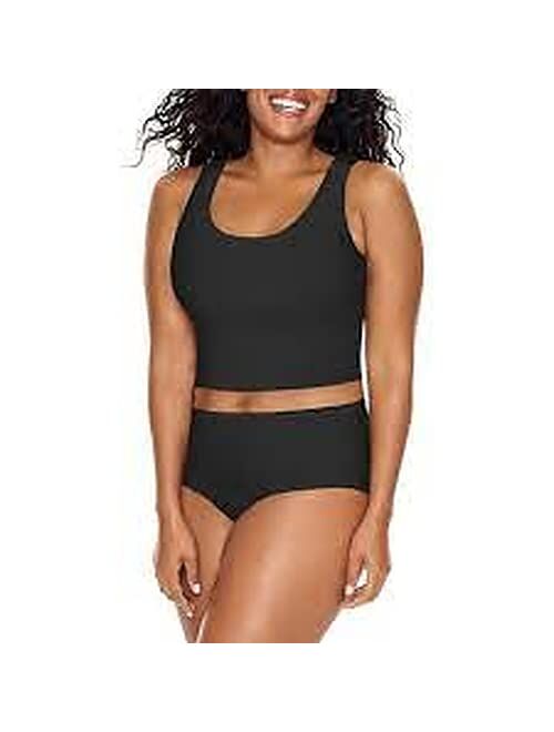 JUST MY SIZE Women's Fresh & Dry 3-Pack Plus Size Briefs