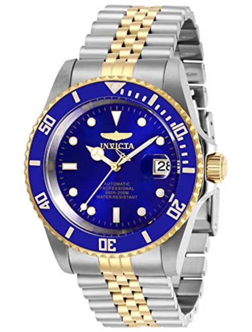 Invicta Men's 29182 Pro Diver Automatic Watch with Stainless Steel Strap, Gold, 22