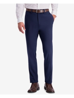 Men's Slim-Fit Shadow Check Dress Pants