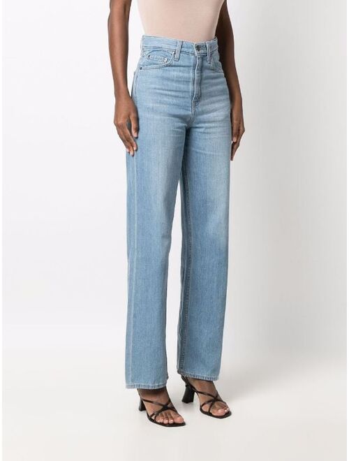 Levi's high-waist wide-leg jeans