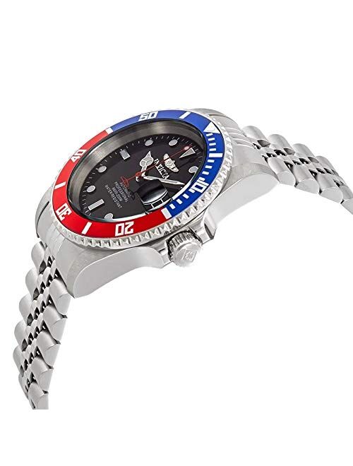 Invicta Men's Pro Diver Automatic Watch with Stainless Steel Band (Model: Silver)