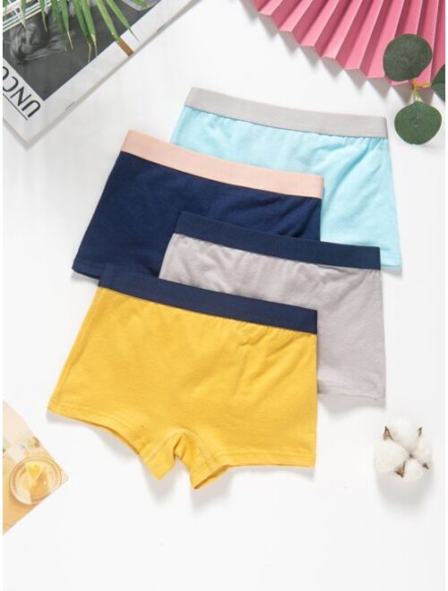 Shein Boys 4pcs Cartoon Graphic Boxer Brief