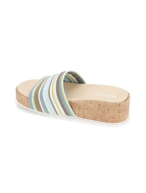 Kenneth Cole Reaction Women's Maila Multi Slide Wedge Sandals