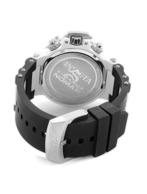 Invicta Men's 0924 Subaqua Noma III Japanese Quartz Watch with Silicone Strap, White and Black, 29