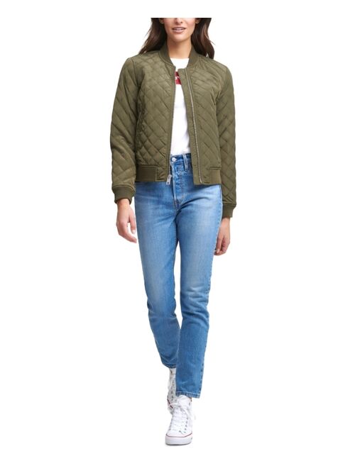 Levi's Women's Diamond Quilted Bomber Jacket