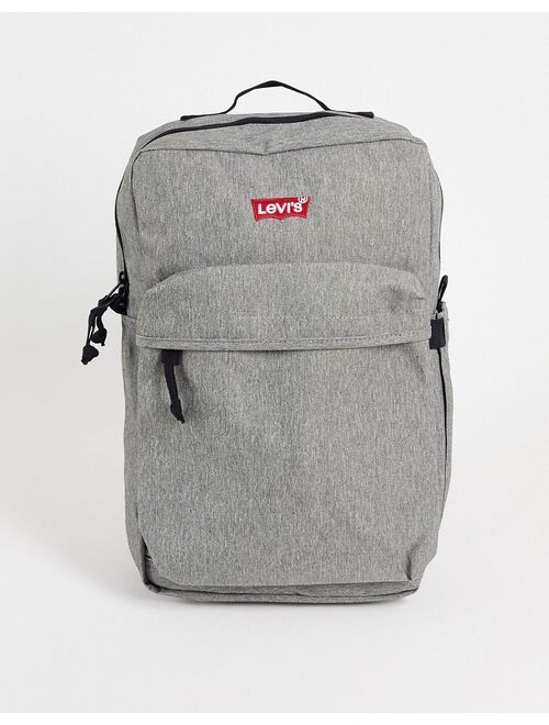 Levi's backpack with batwing logo in gray