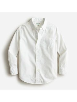 Boys' Secret Wash shirt in poplin