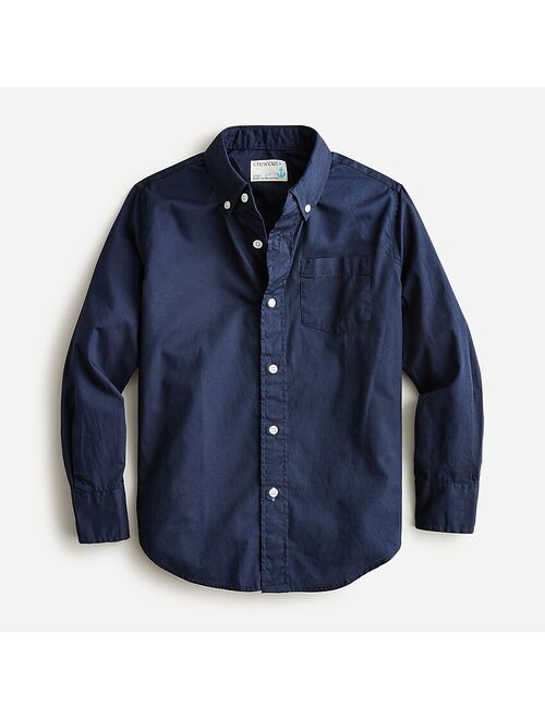 J.Crew Boys' Secret Wash shirt in poplin