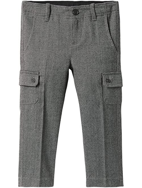 Janie and Jack Herringbone Wool Cargo Pants (Toddler/Little Kids/Big Kids)