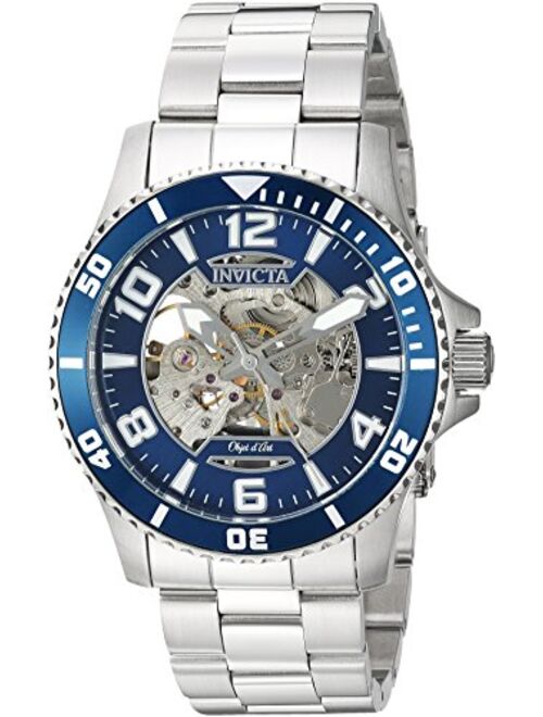 Invicta Men's Objet D Art Automatic-self-Wind 42mm Watch with Stainless-Steel Strap, 22 (Model: 22606, 22605, 22604, 22603)